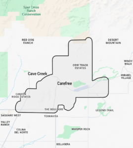 Wayne Metcalf Realtor®-carefree map