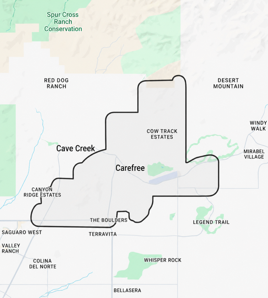 Wayne Metcalf Realtor®-carefree map