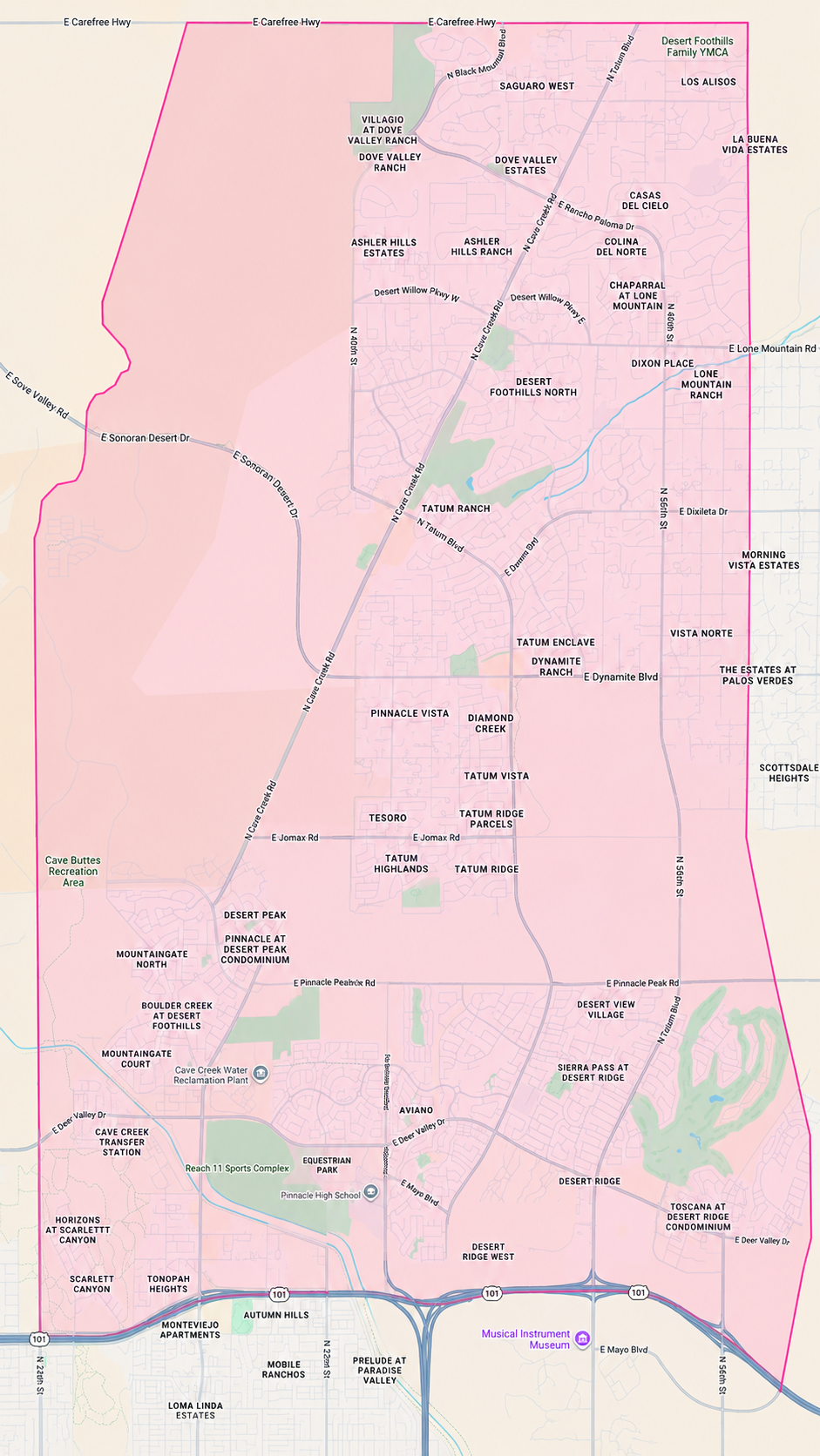 down the creek™ market area